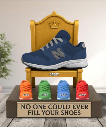 Sneaker Dad Plaque - Personalized Gifts For Dad 02Natn060525