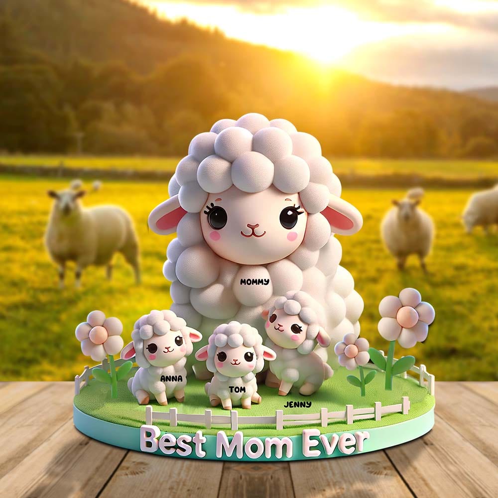 Personalized Gifts For Mom Plaque 04Katn030425 Best Mom Ever - Image 2