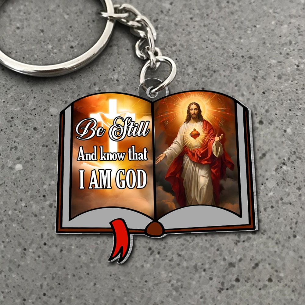 Personalized Gifts For Christian Keychain 02Xqtn090125 Jesus I Trust In You - Image 3