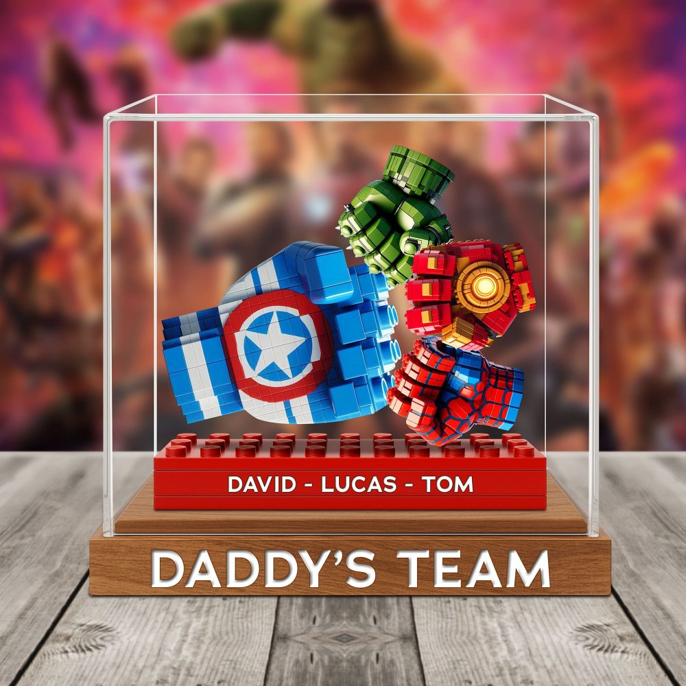 Daddy’S Holiday Dream Team – Custom Christmas Gifts From The Kids 03Ohtn120525
