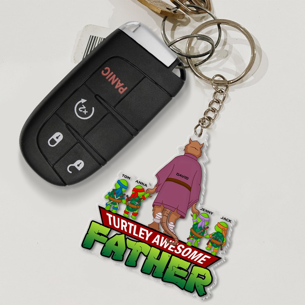 Personalized Gifts For Dad Keychain 05Natn180524 - Image 2