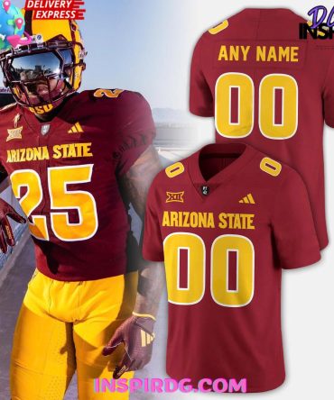 2025 Arizona State Sun Devils New Season Red Football Jersey