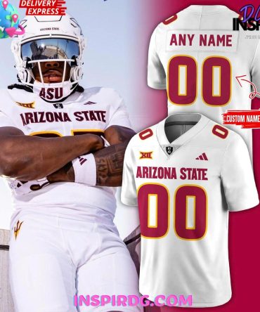 2025 Arizona State Sun Devils New Season White Football Jersey