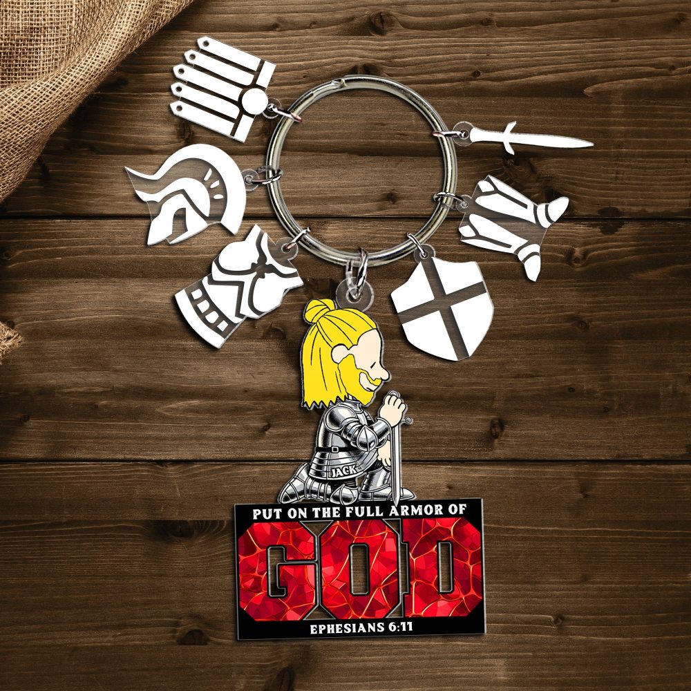 Personalized Gifts For Christian Keychain With Charms 01Tgtn170125Hg - Image 3