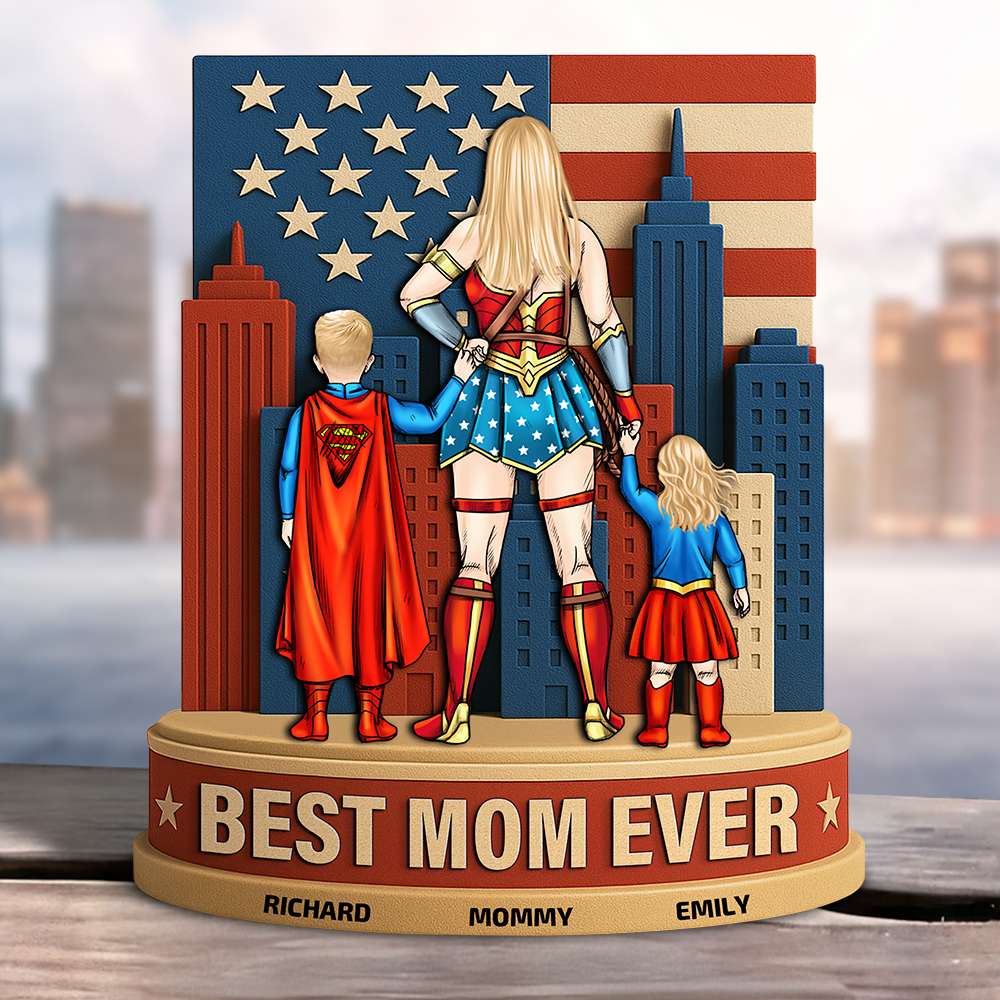 Personalized Gifts For Mom Acrylic Plaque Power Mom 05Nadt150425Pa - Image 2
