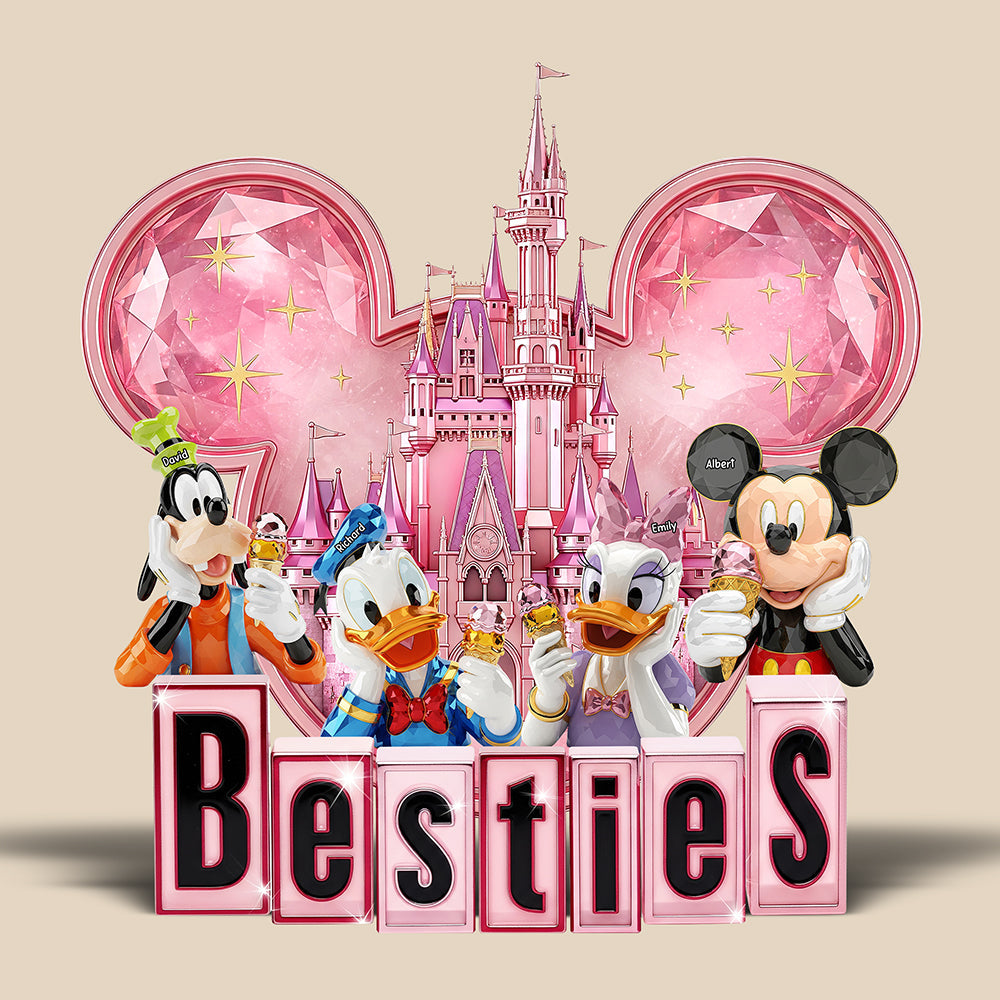 Cartoon Friends Acrylic Plaque – Personalized Gifts For Besties 03Ohqn060625 - Image 4