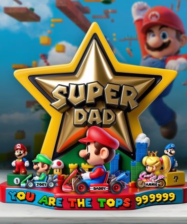 Super Speed Dad Acrylic Plaque - Personalized Gifts For Father 02Tglu090525