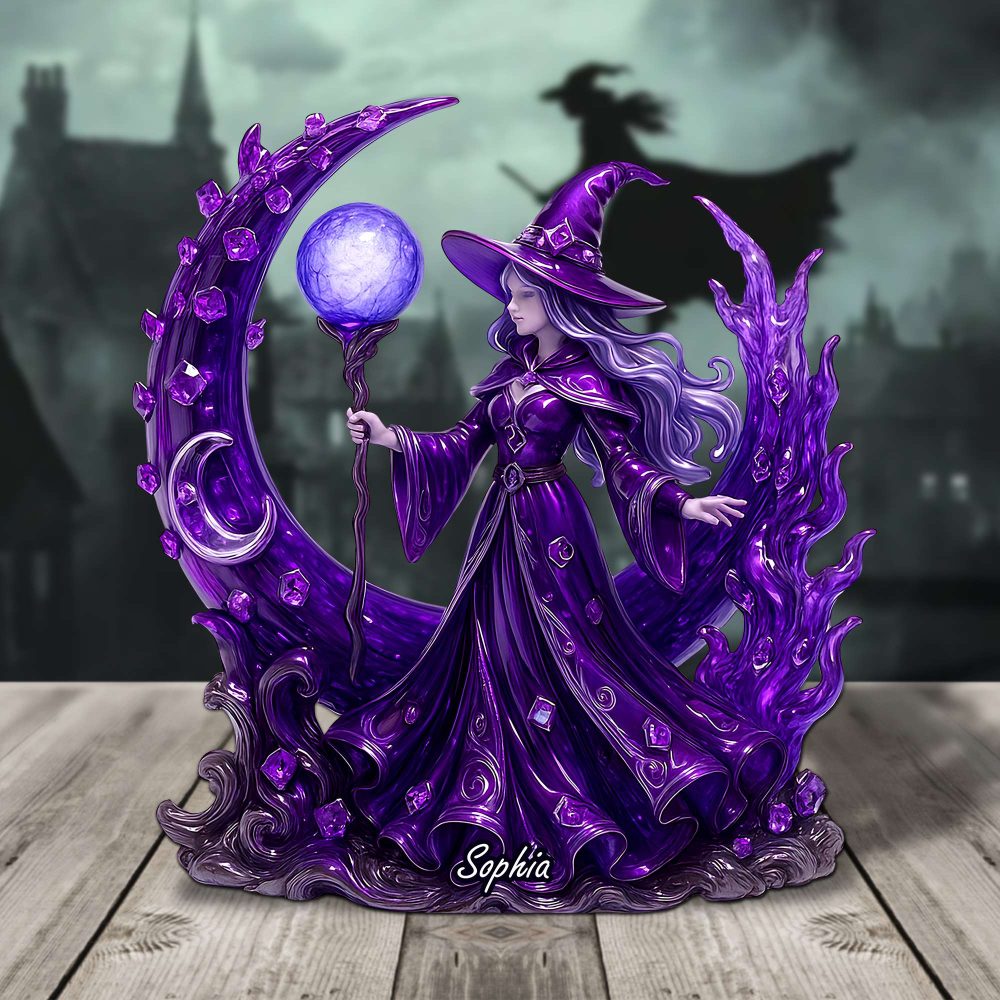 Witch Acrylic Plaque - Personalized Gifts For Witch Lover 04Ohtn080525 - Image 2