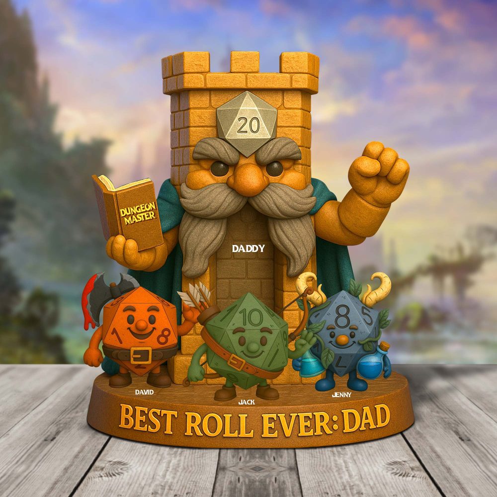 Best Christmas Roll Ever Plaque – Personalized Gifts For Gamer Dad 02Natn050525 - Image 2
