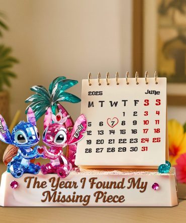 Cute Monster Couple Plaque - Personalized Gifts For Couple 03Tgpu260525