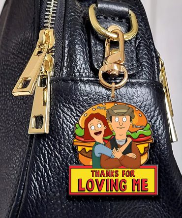 Personalized Gifts For Couple Keychain Thanks For Loving Me 06Xqqn060225Hg