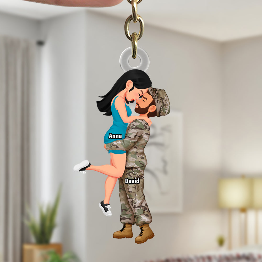 Personalized Gifts For Couple Keychain 05Qhtn100125Pa Custom Job Costumes - Image 2