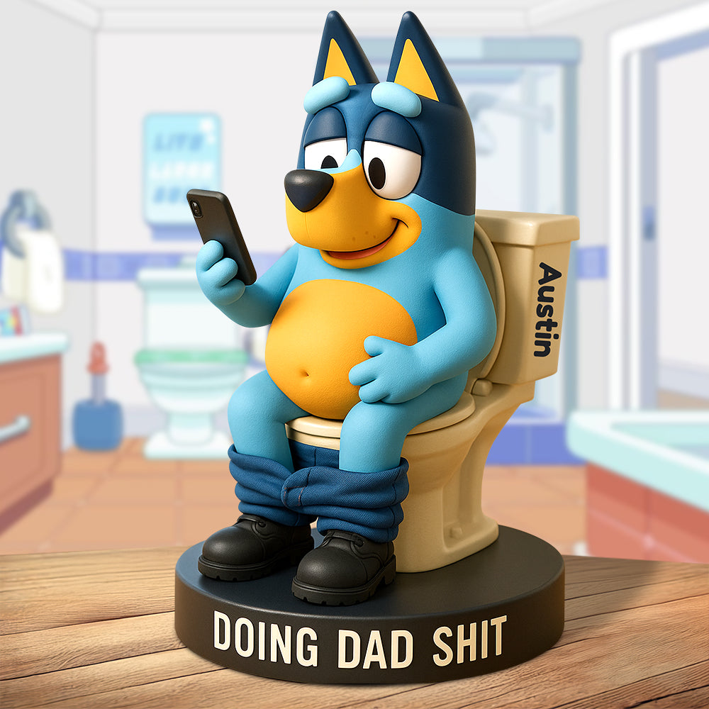 Funny Dad Doing Acrylic Plaque - Personalized Gifts For Dad 03Ohdt090525