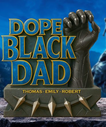 Dope Black Dad Plaque Personalized Gifts For Dad 02Hupu020525