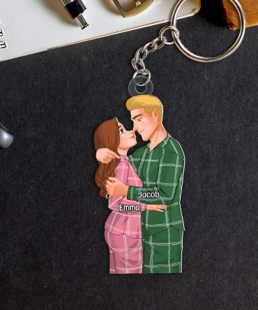 Personalized Gifts For Couple Keychain Romance Couple 021Acpu111124Da
