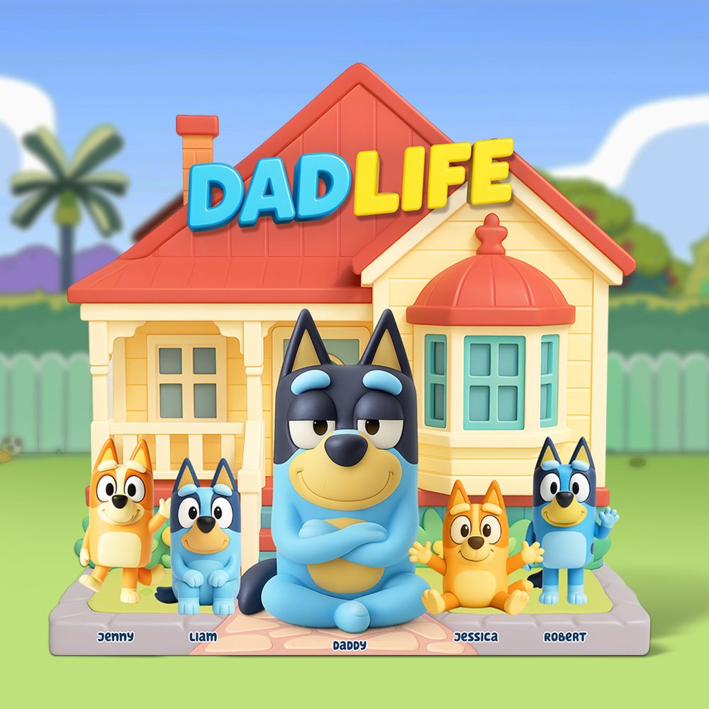 Dog Dad Plaque - Personalized Gifts For Dad 01Napu030525 - Image 2