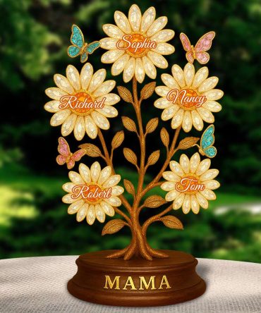 Flower Mama Acrylic Plaque Gifts For Mom 03Todt140425