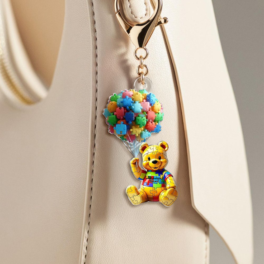 Autism Kid Keychain - Gift For Autism Awareness 03Qhlu250325 - Image 2