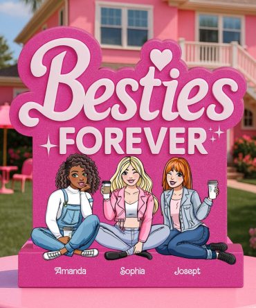Besties Forever Acrylic Plaque - Personalized Gifts For Besties 01Nalu190525Hh