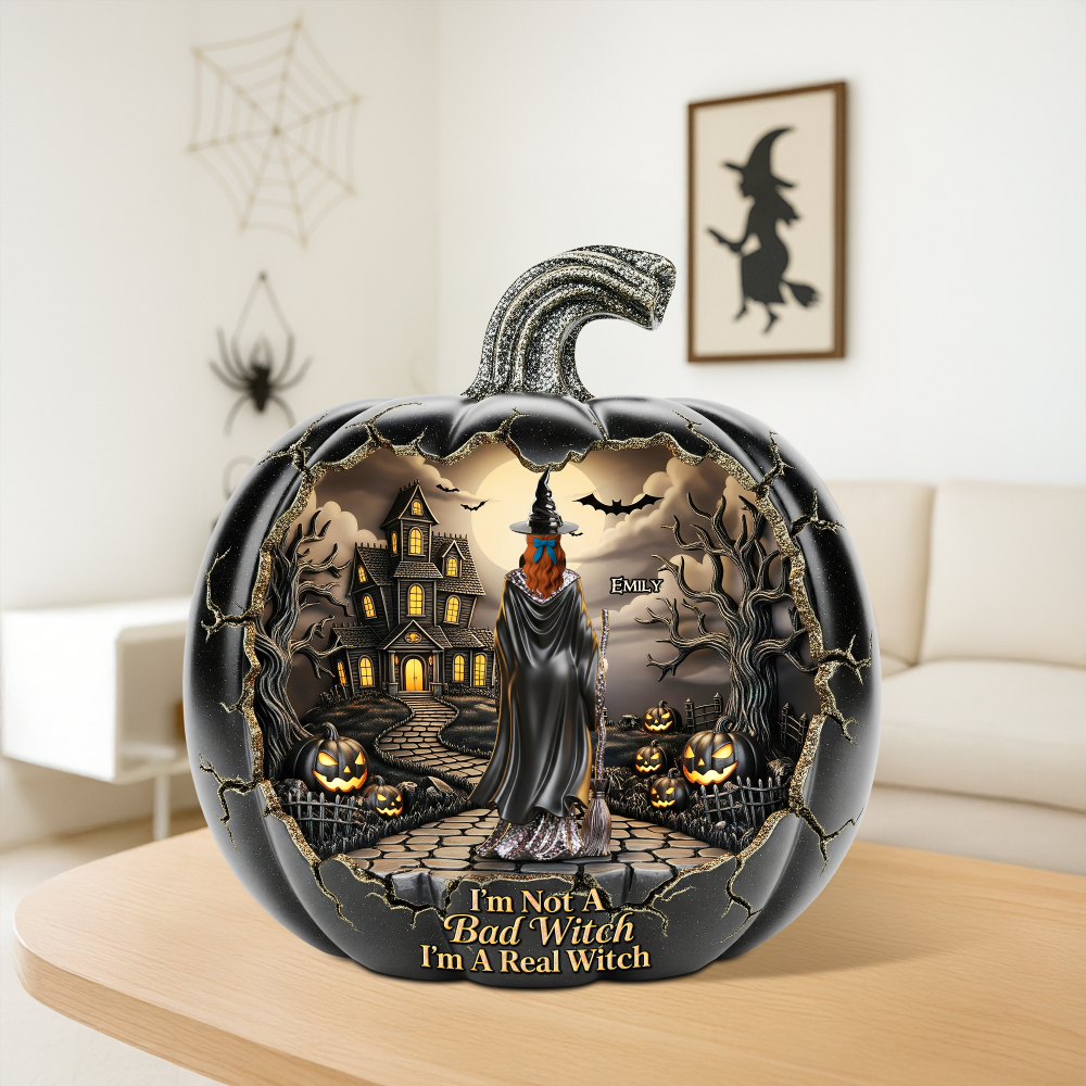 Witch Plaque - Personalized Gifts For Magic Lovers 01Ohpu080725 - Image 6
