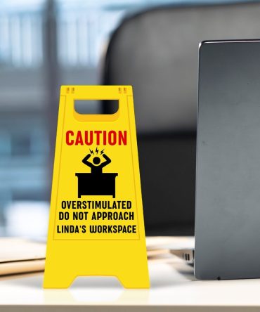 Funny Office Warning Acrylic Plaque – Personalized Gifts For Coworkers 06Huqn171125