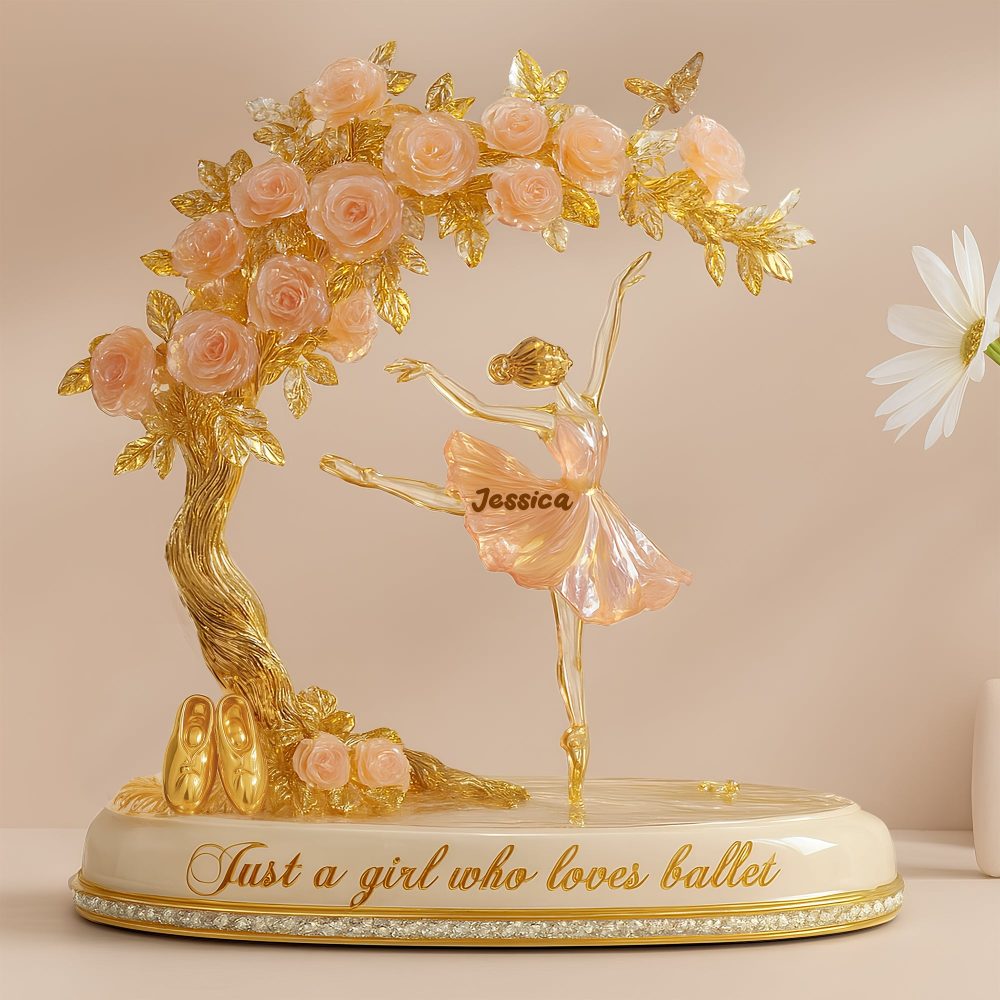 Dreamy Ballet Girl Acrylic Plaque - Personalized Gifts For Ballerina 03Qhlu080725 - Image 2