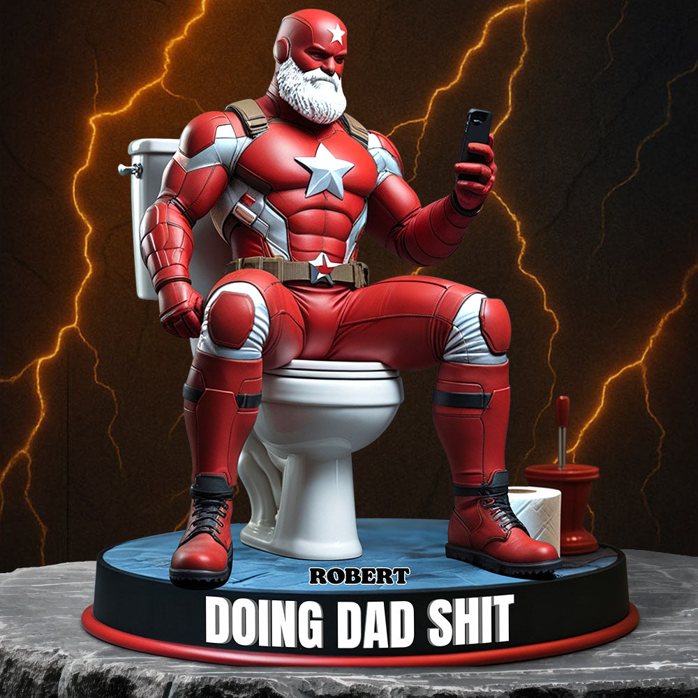 Doing Dad Sh*T Acrylic Plaque - Personalized Gifts For Dad 01Todt090525 - Image 2