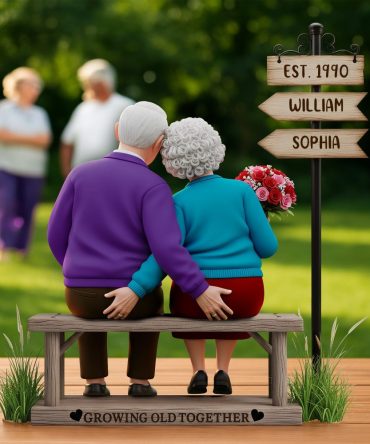 Funny Old Couple Acrylic Plaque - Personalized Gifts For Couple 01Ohlu310525