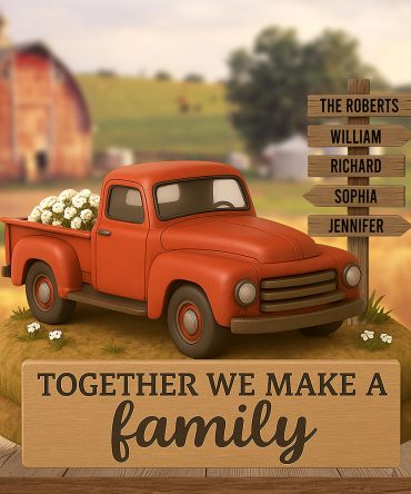 Farmer Family Acrylic Plaque Personalized Gifts For Family 01Naqn170525