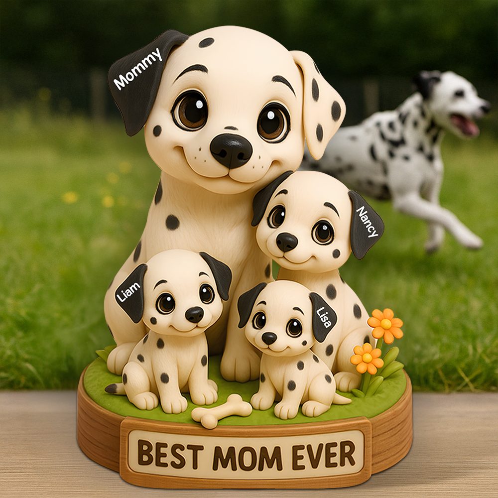 Dog Mom Plaque - Personalized Gifts For Mom 01Napu160425 - Image 2