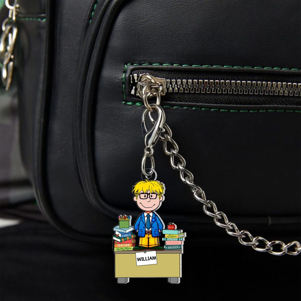 Personalized Gifts For Teacher Keychain 01Ohpu150125 - Image 2