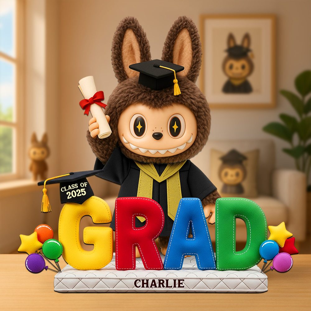Graduation Doll Acrylic Plaque - Personalized Gifts For Graduate 02Napu190625 - Image 2