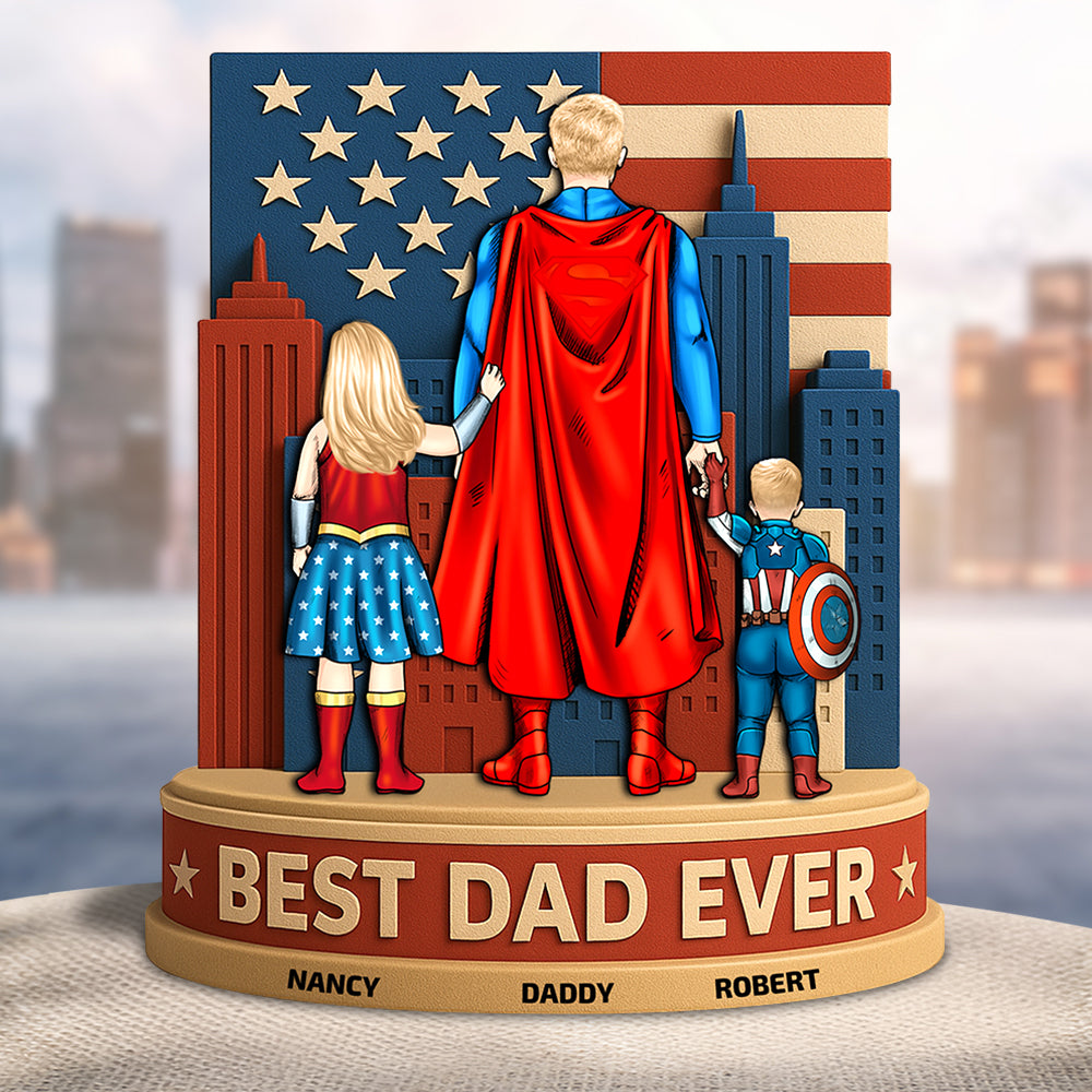 Personalized Gifts For Dad Acrylic Plaque Power Dad 05Nadt140425Pa - Image 2