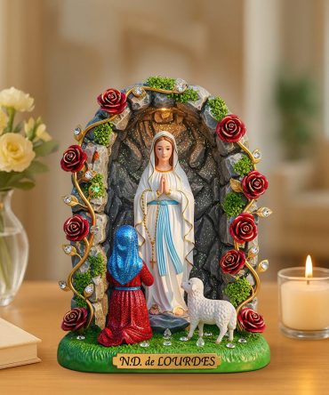 Virgin Mary Plaque - Personalized Gifts For Virgin Mary Lovers 02Ohpu300625