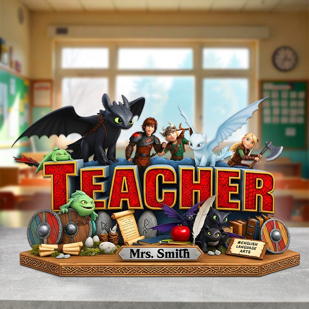 Teacher Acrylic Plaque - Personalized Gifts 03Tgpu170625 - Image 2