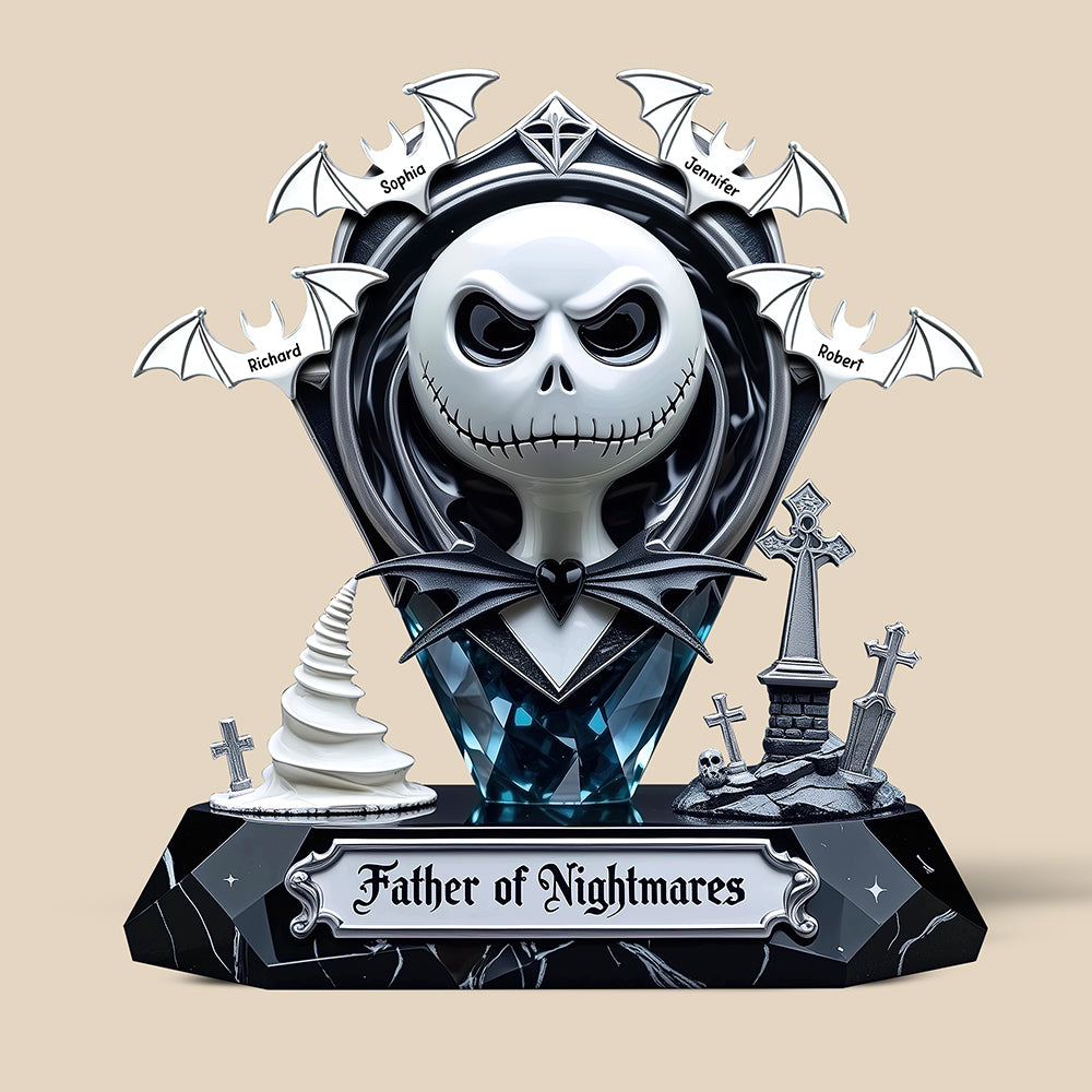 Father Of Nightmares Acrylic Plaque Personalized Gifts For Dad 03Tgqn030525 - Image 2