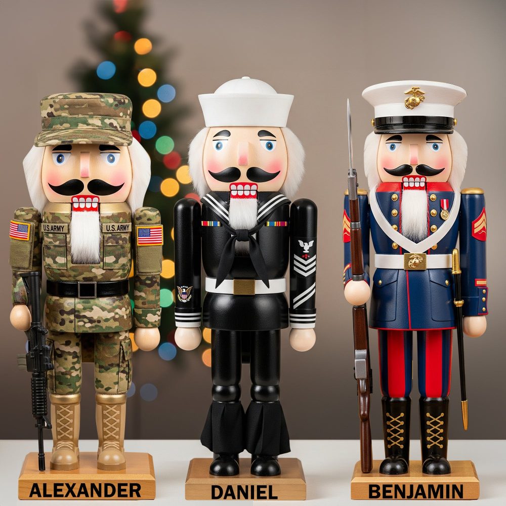 Service Pride Nutcracker Acrylic Plaque - Personalized Gifts For Veteran 04Hylu170925