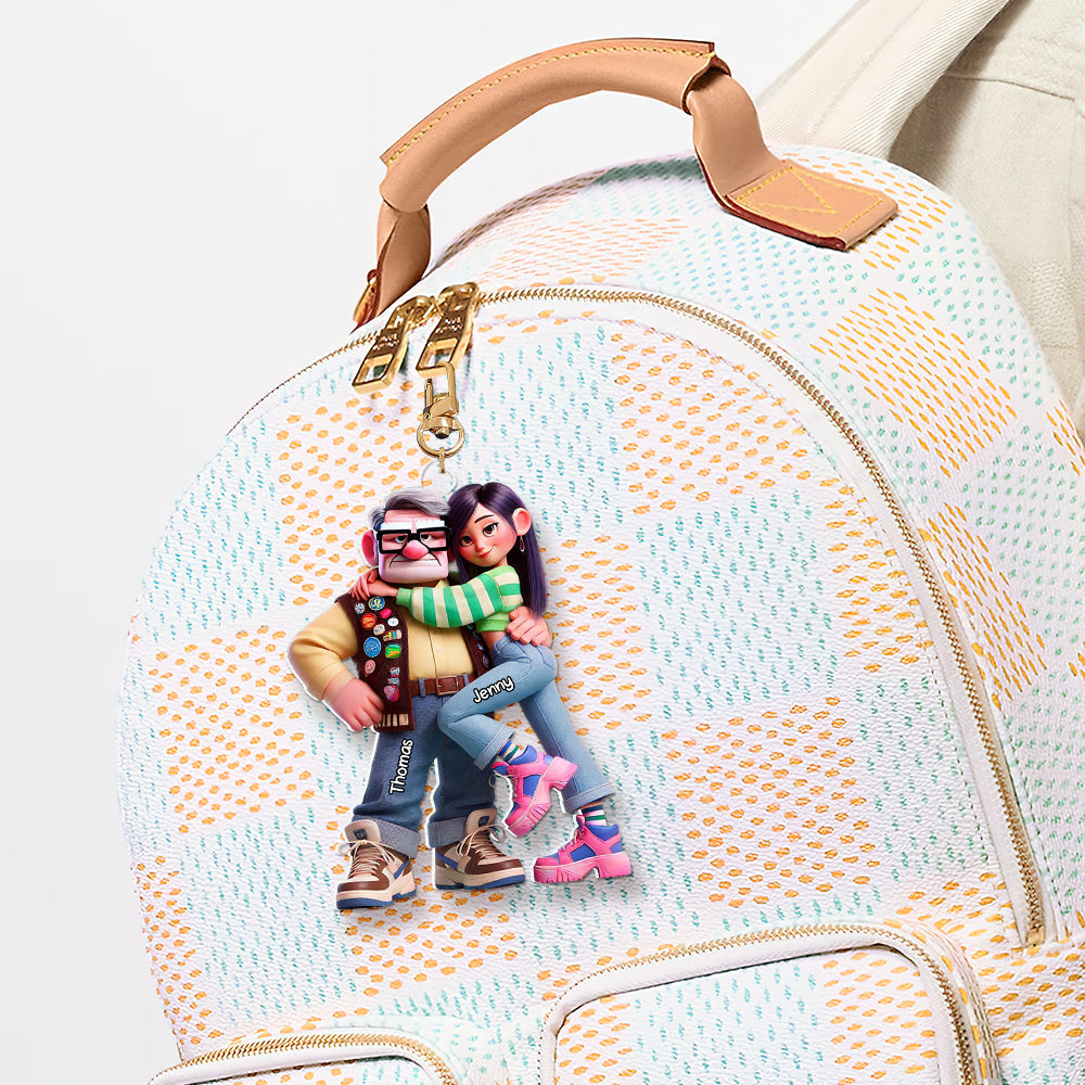 Personalized Gifts For Couple Keychain 02Ohdt050225 - Image 4