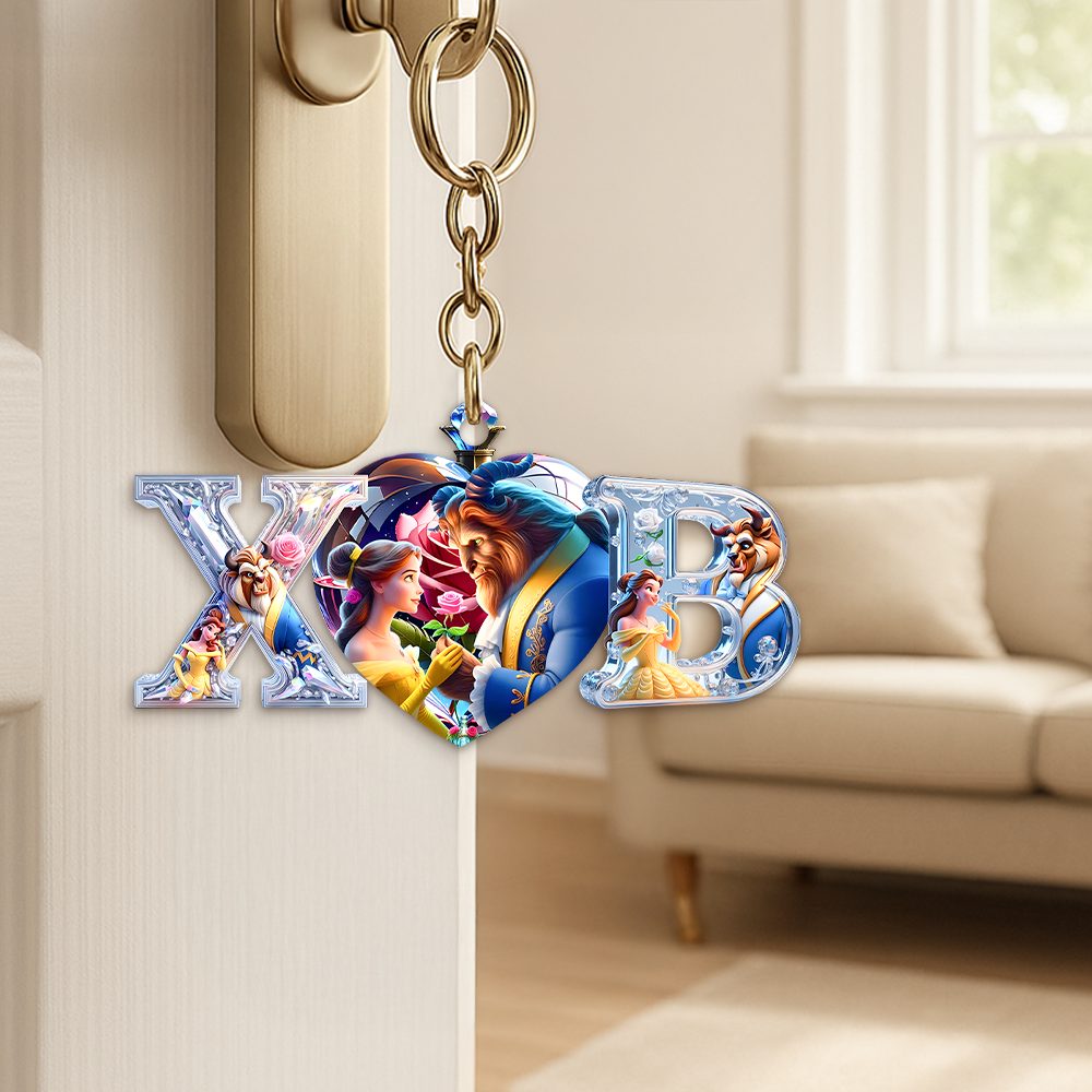 Couple Heart Keychain - Personalized Gifts For Couple 04Ohpu130625 - Image 2