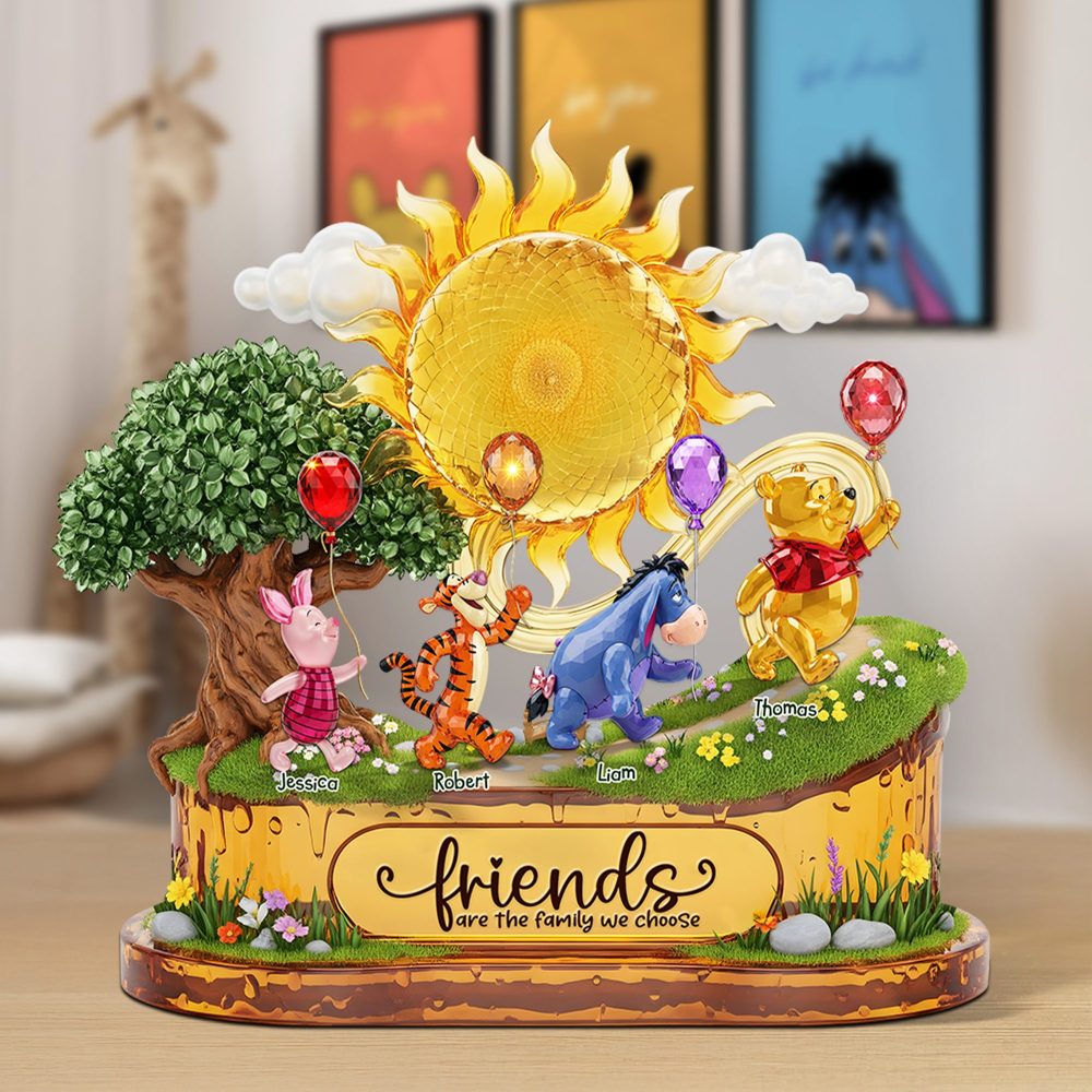 Friends Acrylic Plaque - Personalized Gifts For Best Friends 05Ohpu130625 - Image 2
