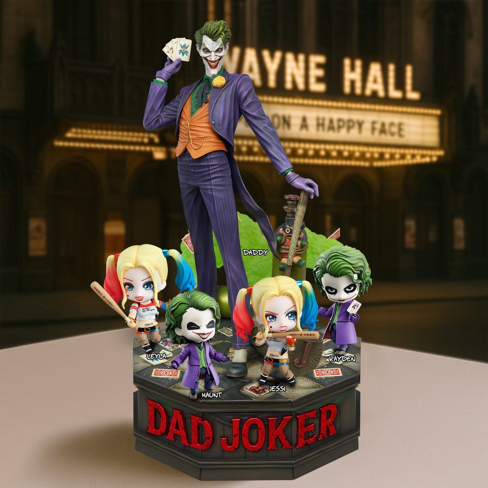 Clown Dad Acrylic Plaque Personalized Horror Gifts For Dad 01Hulu150525