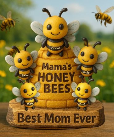 Personalized Gifts For Mom Acrylic Plaque, Mama Honey'S Bees 01Xqlu090425