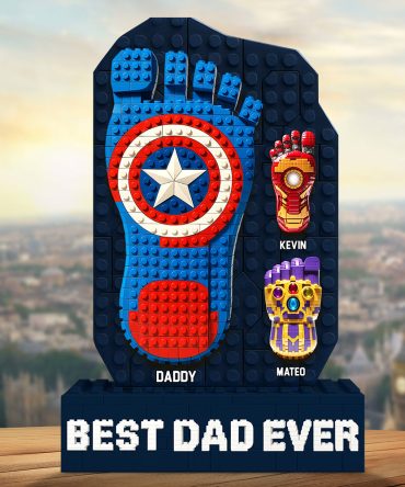 Best Pixel Dad Ever Acrylic Plaque Personalized Gifts For Dad 02Ohdt160525