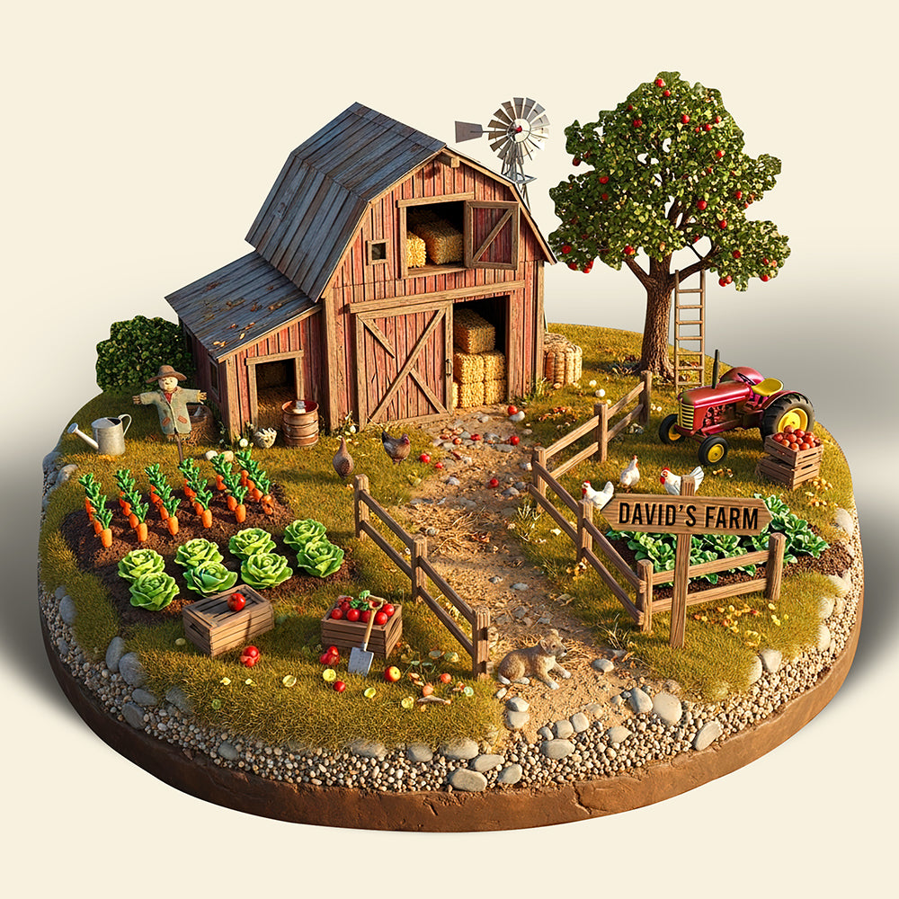 Farmhouse Acrylic Plaque - Personalized Gifts For Farmers 04Toqn240625 - Image 4