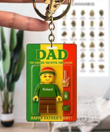 Legend Dad Keychain - Personalized Gifts For Dad 03Toqn080525