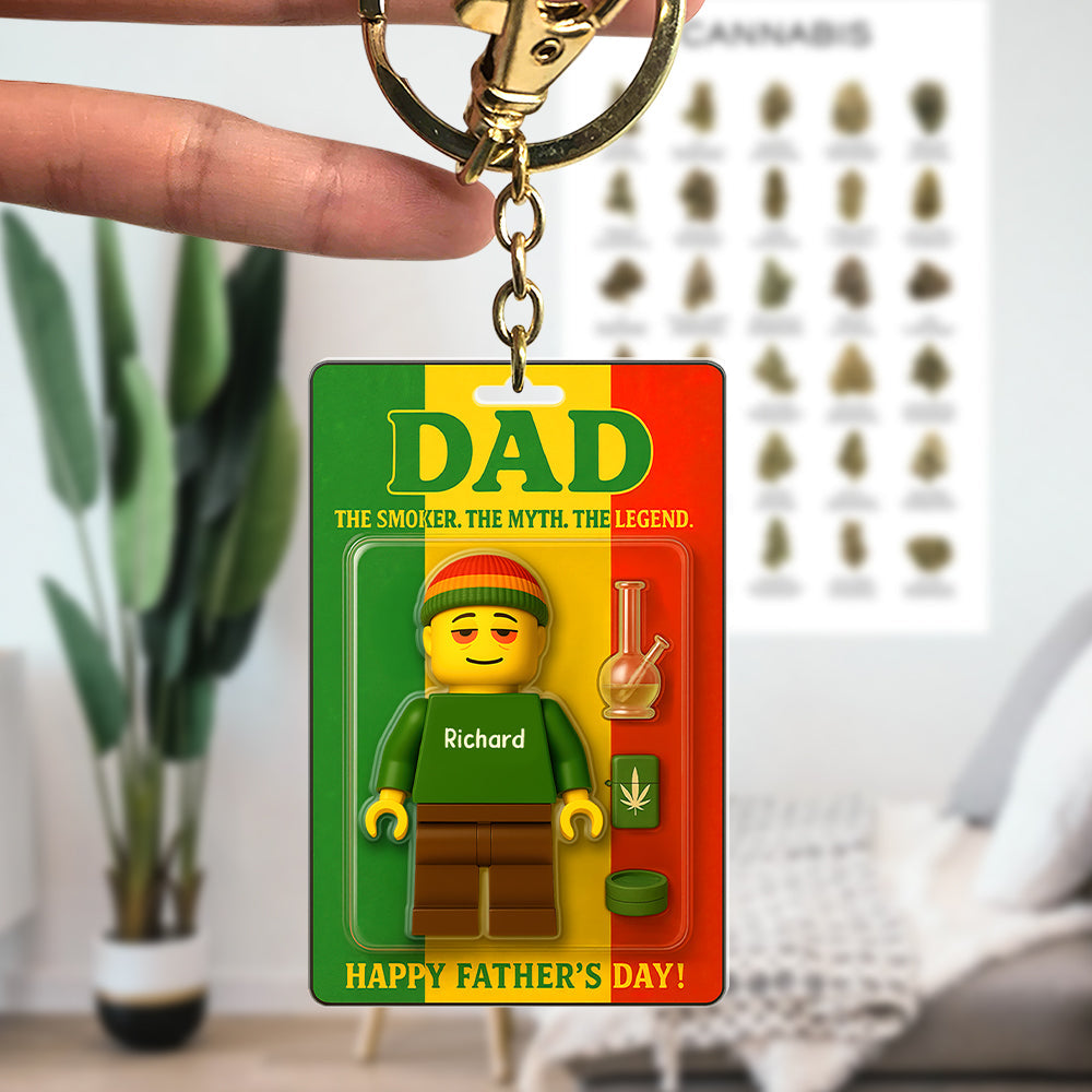 Legend Dad Keychain - Personalized Gifts For Dad 03Toqn080525
