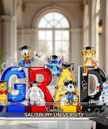 Cartoon Graduation Plaque - Personalized Gifts For Graduates 02Ohpu260525
