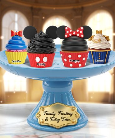 Family Cupcakes Acrylic Plaque Personalized Gifts For Family 05Ohqn040625