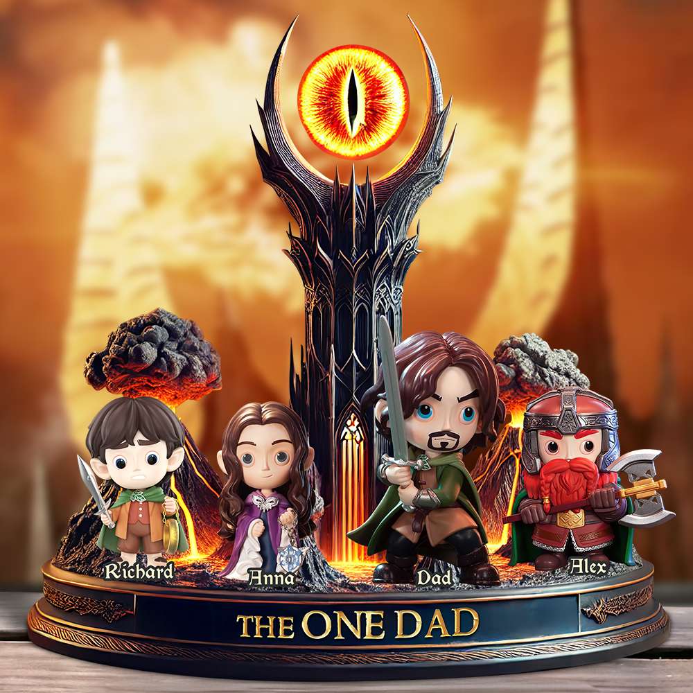 The One Dad Acrylic Plaque - Personalized Christmas Gifts For Dad 03Hudt210425 - Image 2