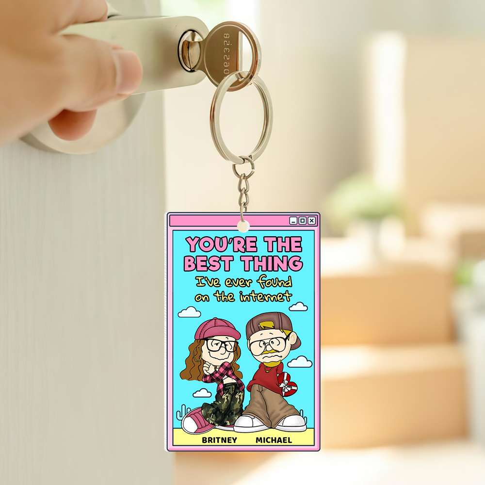 Personalized Gifts For Couple Keychain 02Todt090125Hg - Image 5